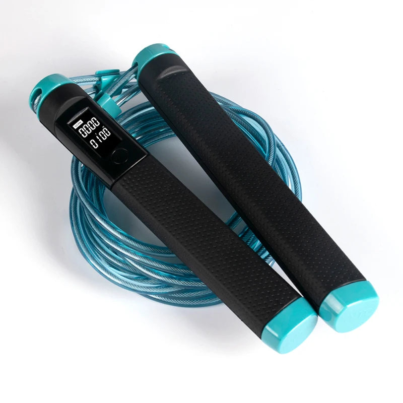 KYTO Jump Rope Digital Counter for Indoor/Outdoor Fitness Training Boxing Adjustable Calorie Skipping Rope Workout