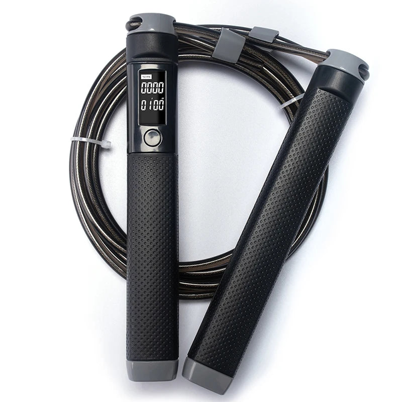 KYTO Jump Rope Digital Counter for Indoor/Outdoor Fitness Training Boxing Adjustable Calorie Skipping Rope Workout
