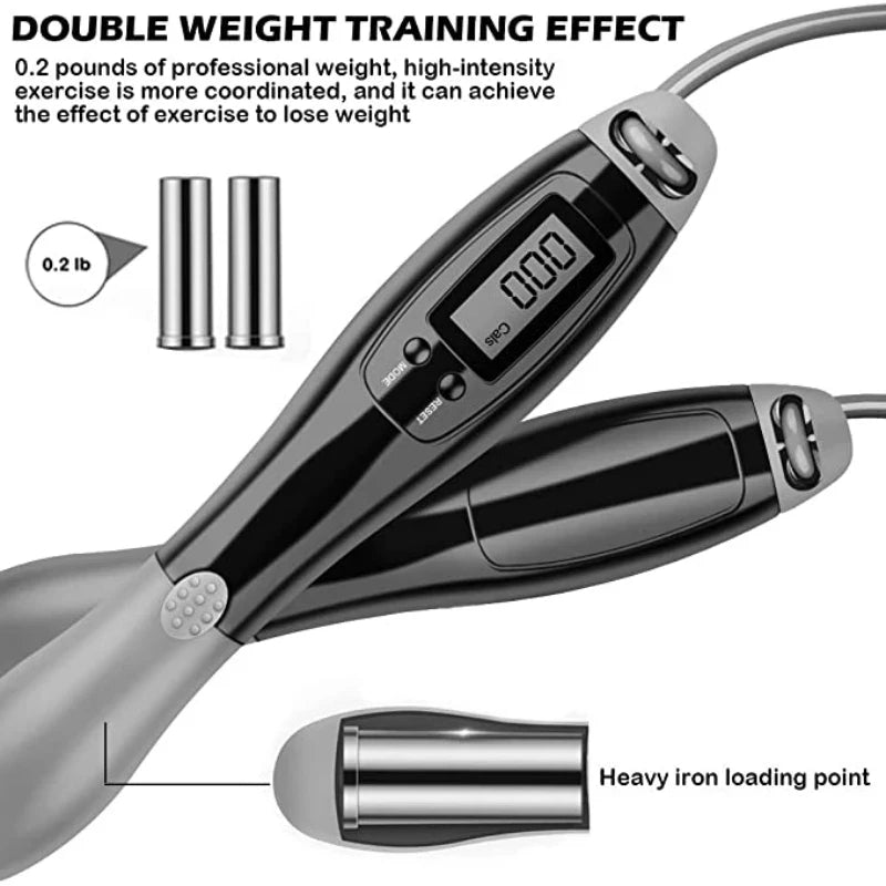 MIJIA 1PC Digital Wireless Calorie Counter Skip Rope Sport Weights Exercise Fitness Body Building Cordless Digital Jump Rope