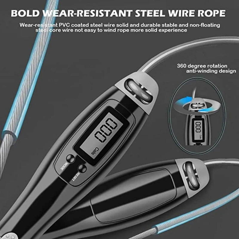 MIJIA 1PC Digital Wireless Calorie Counter Skip Rope Sport Weights Exercise Fitness Body Building Cordless Digital Jump Rope
